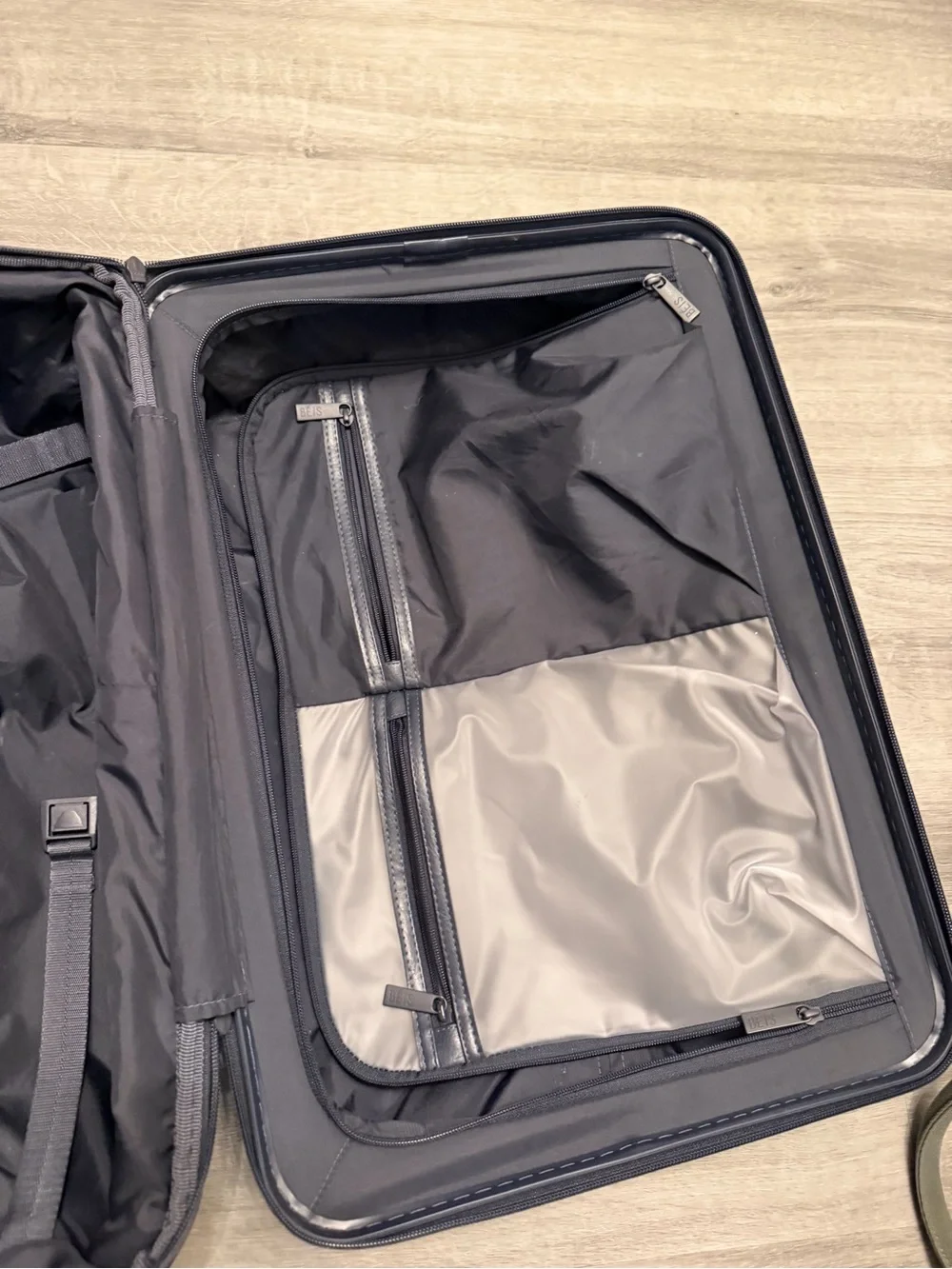 BEIS Navy Hard-Shell Carry-On Bag